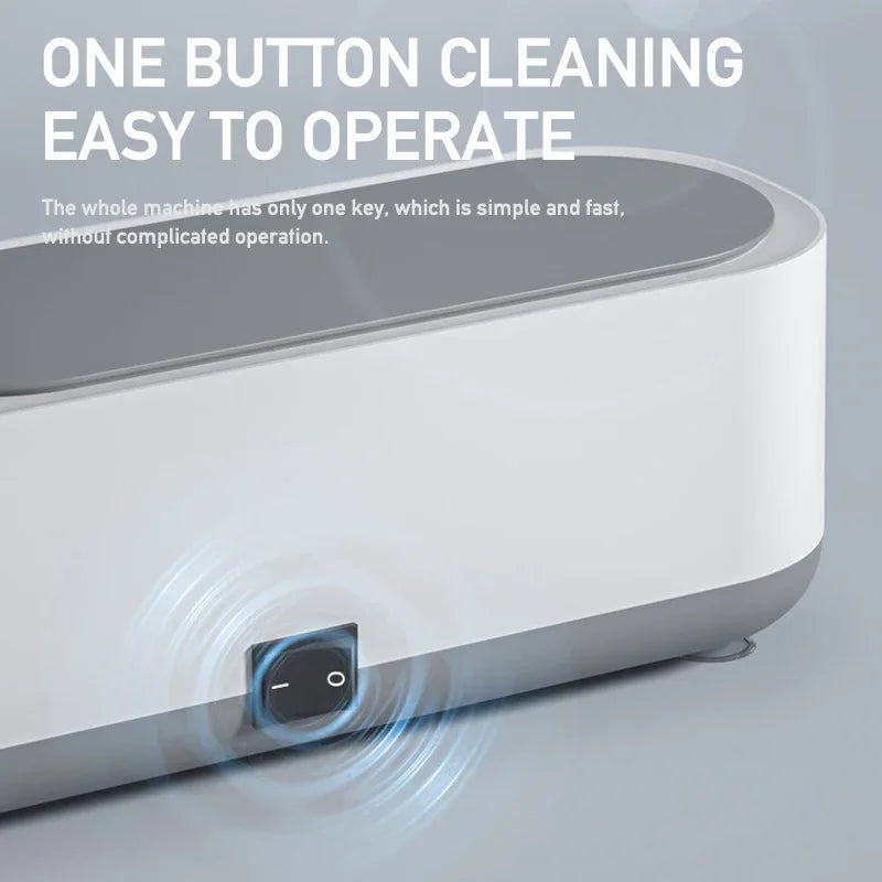 Ultrasonic Cleaner for Glasses & Jewelry – Deep Cleaning in Seconds