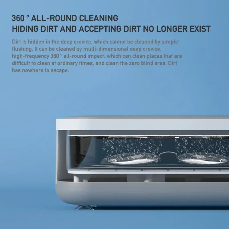 Ultrasonic Cleaner for Glasses & Jewelry – Deep Cleaning in Seconds